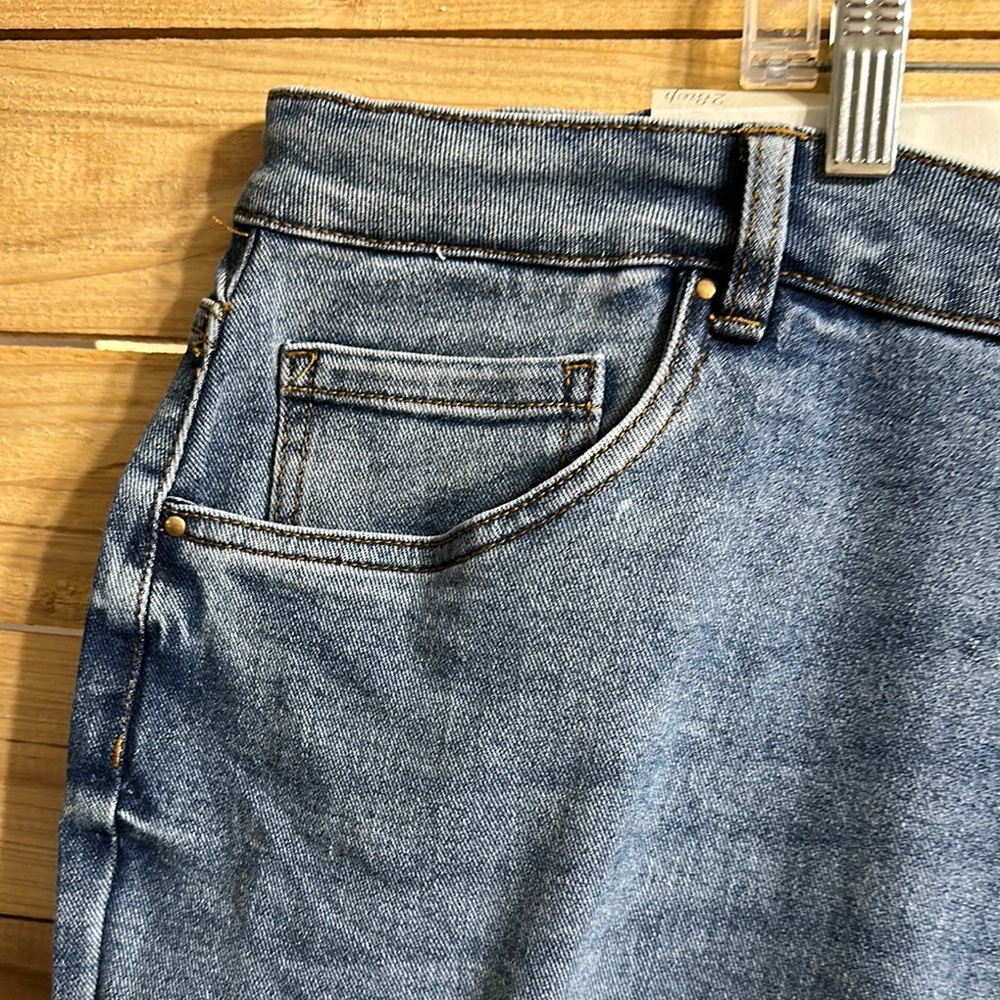 Cato Blue Ankle & Cropped Jeans with Gold Accents - Picture 6 of 11